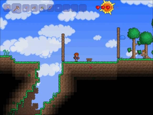 Let's Play Terraria Pt. 1 "Hello World"