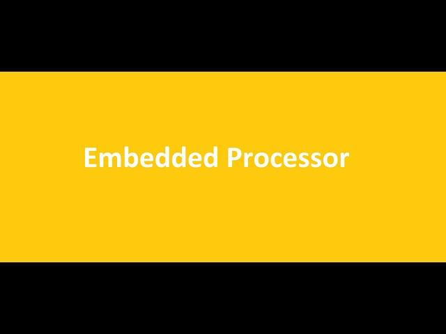 Embedded Processor