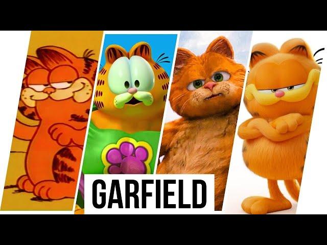 Garfield Evolution in Movies & TV Shows (1980-2024)