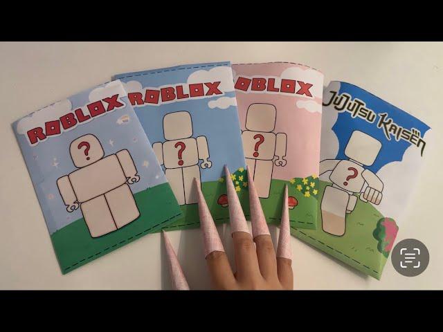 [Paper diy] Roblox 로블록스 blind random bag 블라인드백 no music 모음 paper play