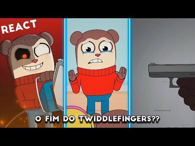 FOI DE F NO CANAL OFICIAL?? REACT O FIM DO TWIDDLEFINGERS? THE END OF TWIDDLEFINGER #twiddlefinger