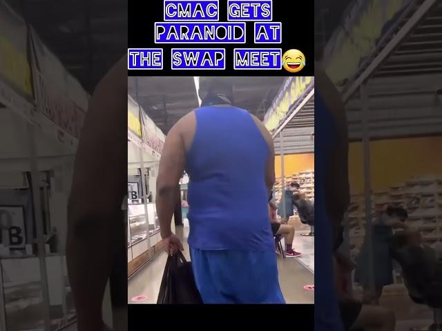 CMAC disrespects a non active lil homie at the slauson swap meet