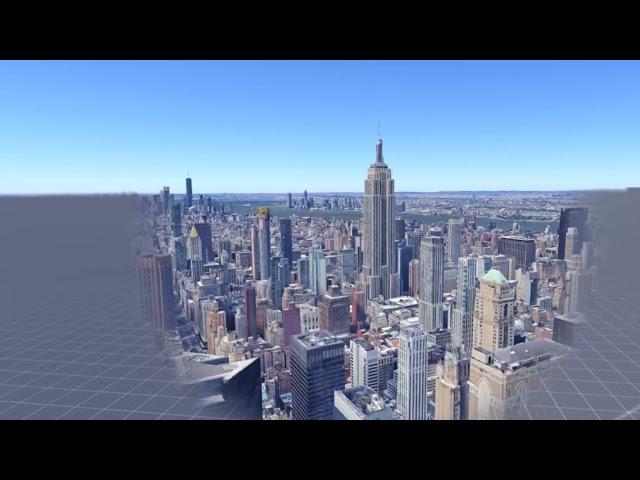 Flying around New York City in MixedReality Google Earth app (2)