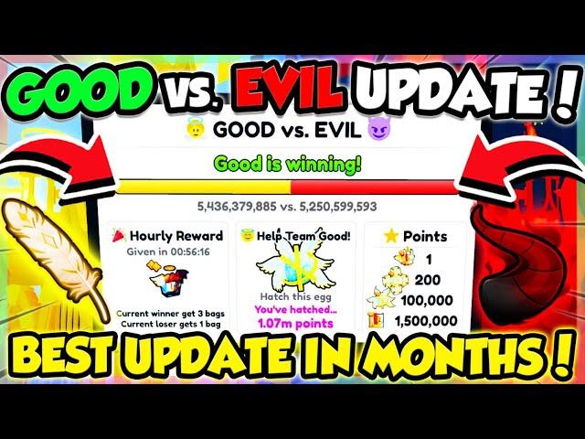 RIP TEAM EVIL GOOD vs. EVIL is BEST UPDATE in MONTHS!! (Pet Simulator 99 Roblox)