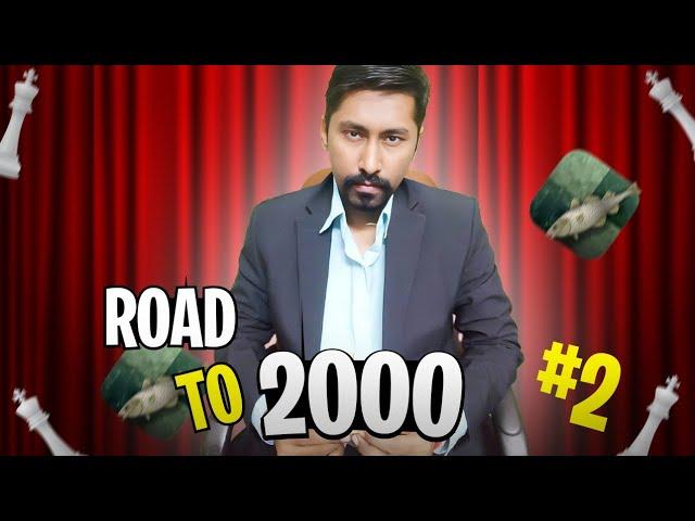 ROAD TO 2000 RATING #2 | ft. @KeyurPandyaa  #chess #gaming