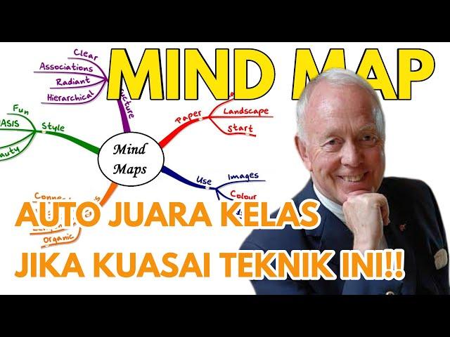 CARA BELAJAR EFEKTIF (Auto pintar dan Juara)  | TEKNIK MIND MAPPING (TONY BUZAN) SEBUAH INTRODUKSI