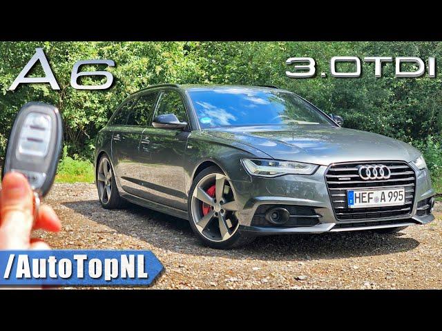 Audi A6 C7 Competition 3.0 BiTDI REVIEW on AUTOBAHN [NO SPEED LIMIT] by AutoTopNL