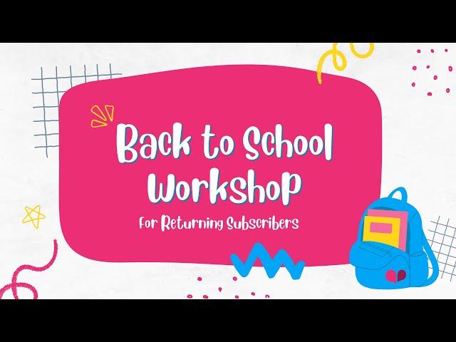 Back to School Workshop for Returning SLP Toolkit Subscribers 2024 | Tips & Strategies for SLPs