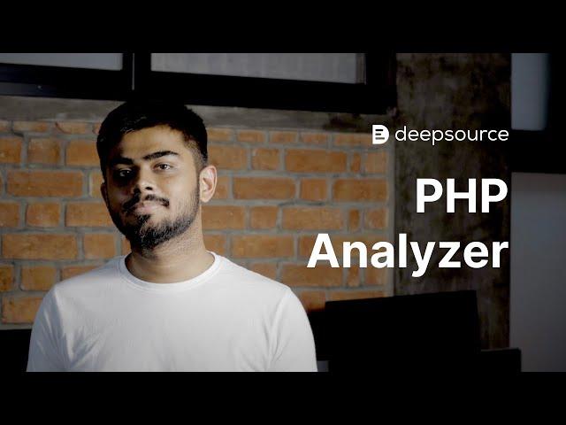 Set up static analysis for PHP repository | DeepSource