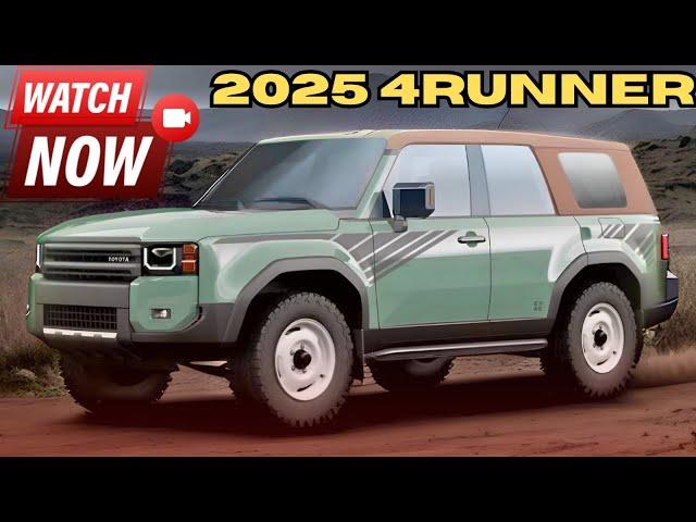 INSANE Update 2025 Toyota 4Runner - Ready to Fight With Wrangler and Bronco!