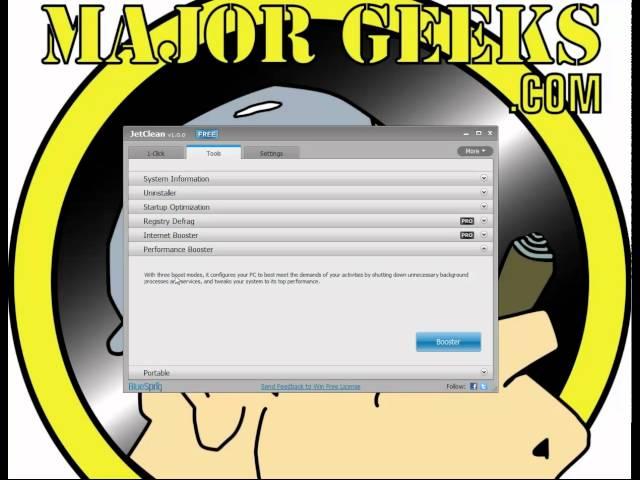 Using Jet Clean by Majorgeeks.com