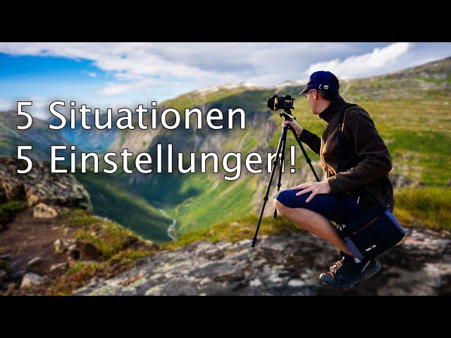 Fotografie Tipps: 5 Kamera  Einstellungen für 5 Situationen