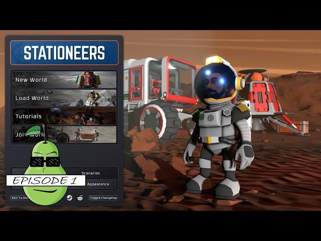 Stationeers Mars Playthrough: Episode 1 Getting Started