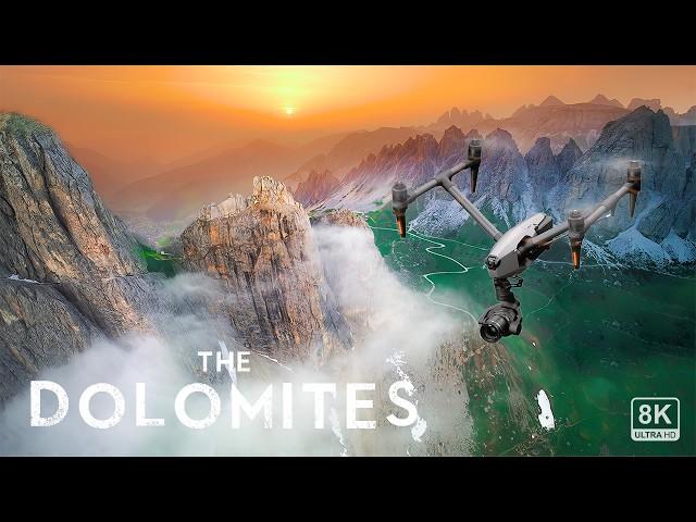 The Dolomites in 8K - DJI INSPIRE 3 Cinematic Drone Video