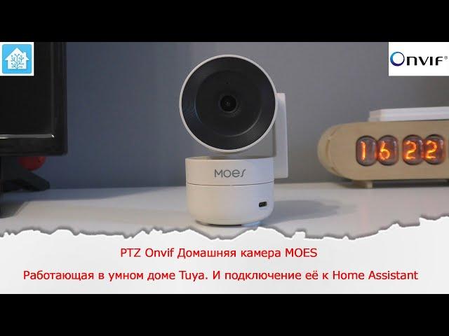 PTZ камера MOES. Работа с камерой в home assistant через Onvif и организация PTZ управления