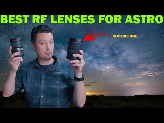 What Canon lenses should you get for astrophotography?