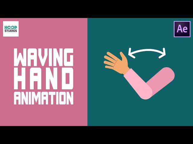 How to Animate Waving Hand Animation | After Effects Tutorial