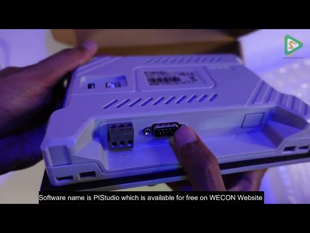 WECON PI3070i HMI Unboxing