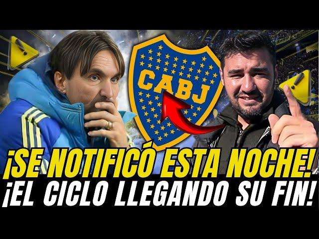 SALIÓ LA BOMBA! ¡FIN DE CICLO EN BOCA! ¡SACUDIÓ LOS HINCHAS! NOTICIAS DE BOCA JUNIORS HOY