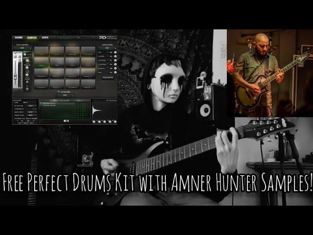 Free Perfect Drums Kit with Amner Hunter Samples! (Original Song: "Poser") #metal #guitar #drums