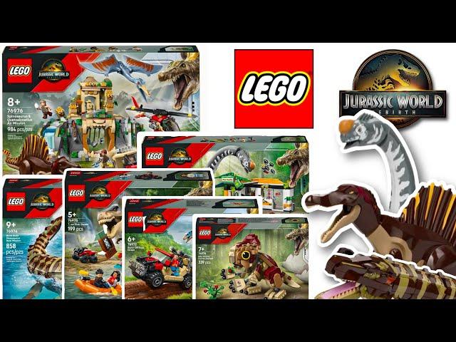 NEW LEGO JURASSIC WORLD REBIRTH SETS REVEALED!!!