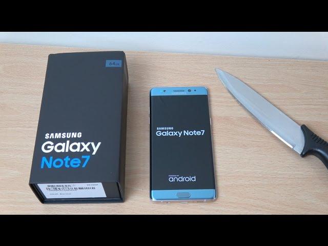 Samsung Galaxy Note 7 Blue - Unboxing & First look! (4K)