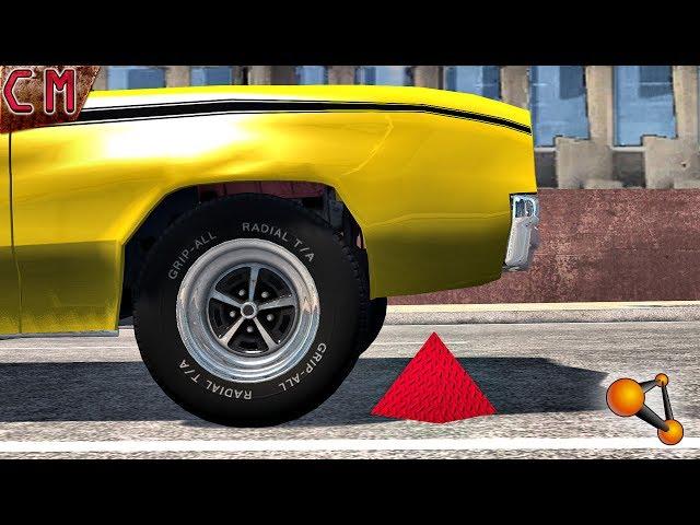 Tire BlowOut Crashes (Blown tires) BeamNG Drive