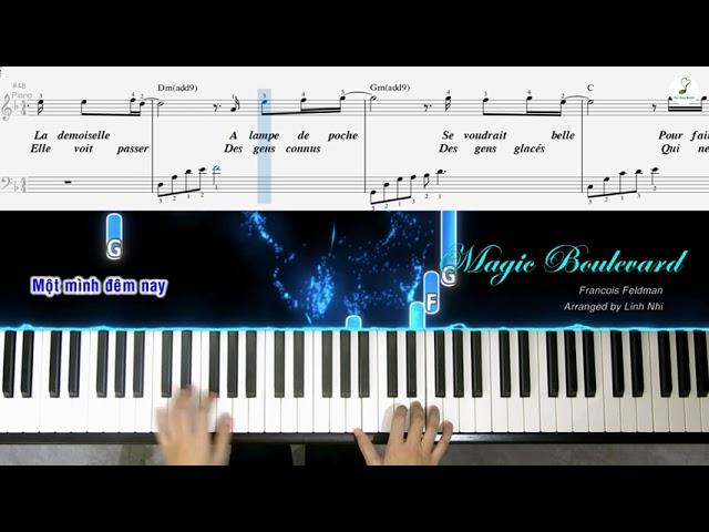 Magic Boulevard | Piano solo | Easy 3 | Linh Nhi