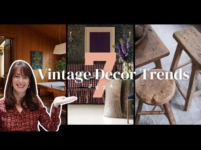 Top Design Trends for 2024 + Vintage Decor Trends