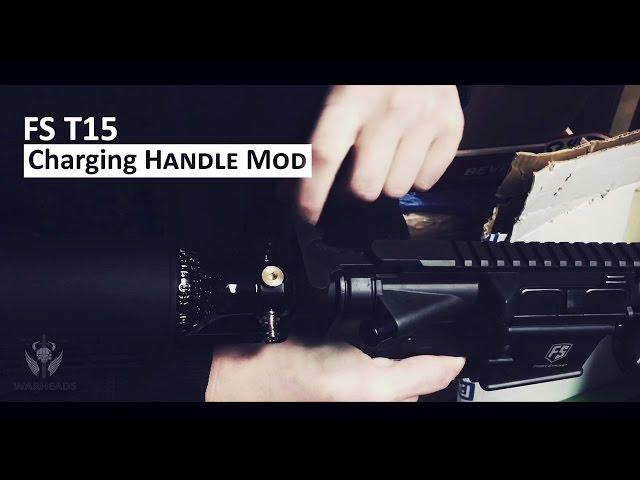 First Strike/Tiberius T15 Charging Handle Mod |【 Warheads Paintball 】