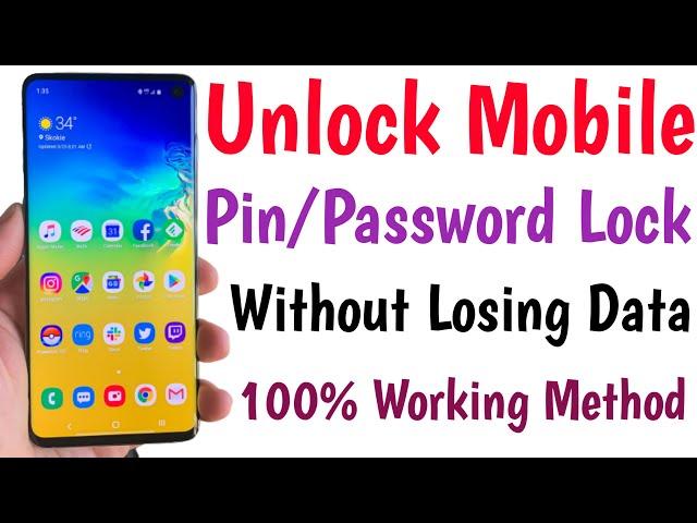 Unlock Mobile Pin Lock Without Losing Any Data | How To Unlock Android Phone Password Lock