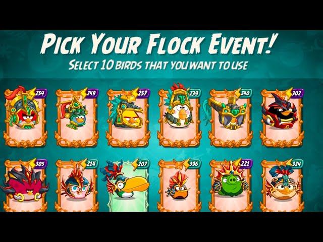 CVC CLAN BATTLE | pick 10 birds | sonic hat boosted fp | space themed | 200M | Angry birds 2 ab2 