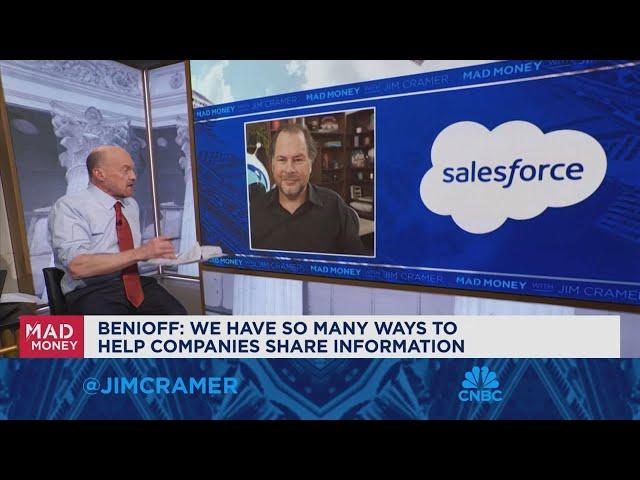 Salesforce CEO goes one-on-one with Jim Cramer