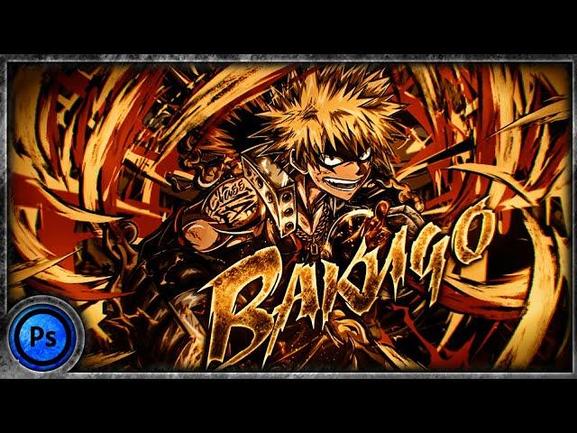 Tutorial || Gfx brush style. Bakugo katsuki.