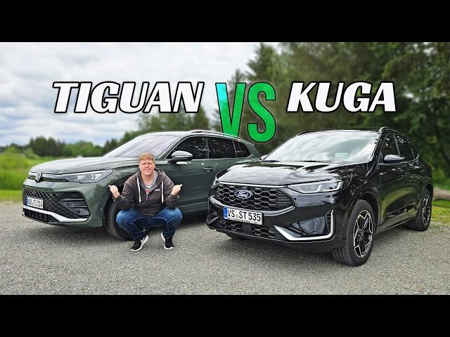 2024 Ford Kuga vs VW Tiguan: Der Vergleich! - Review, Fahrbericht, Test