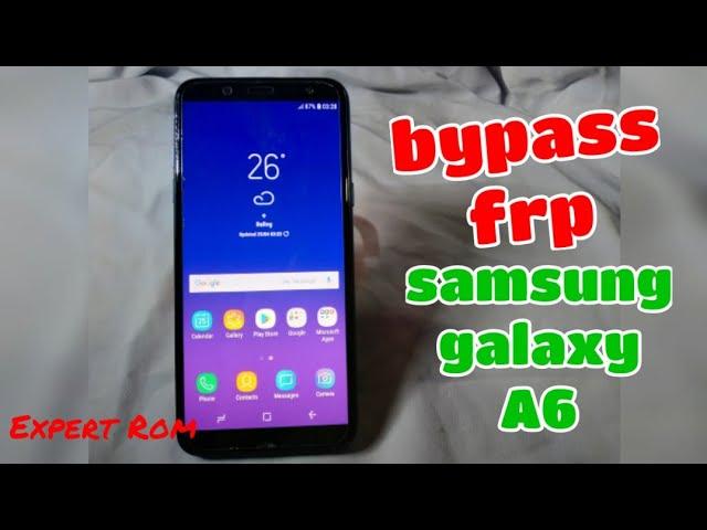 Samsung galaxy A6 bypass google account lock