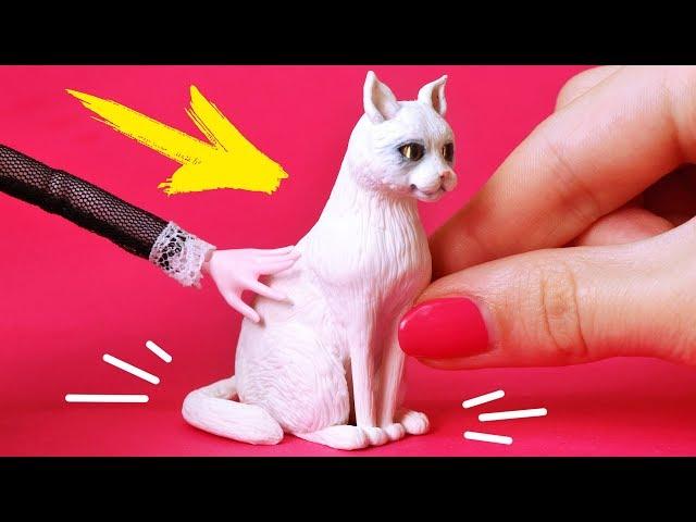 Miniature Cat  DIY Pets for dolls  AnnaOriona