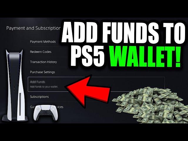 How To Add Funds To PS5 Wallet & Add Money Fast! (Best Method)