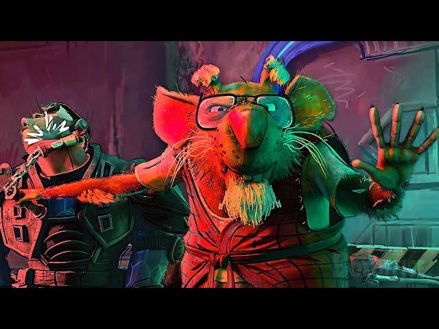 Splinter + Every Turtle Weapon VS an Army | Teenage Mutant Ninja Turtles: Mutant Mayhem | CLIP