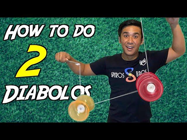 Learn 2 Diabolos for Beginners! 2 Diabolo Tutorial