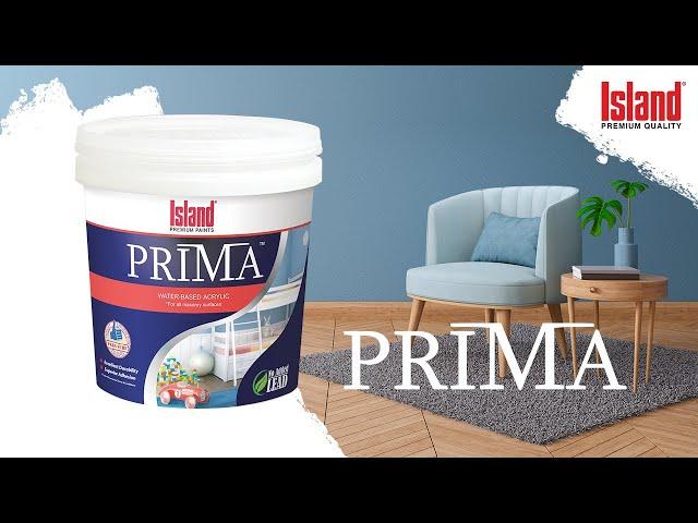 Product Highlight: PRIMA | Water-based Acrylic Paint | Island Paints