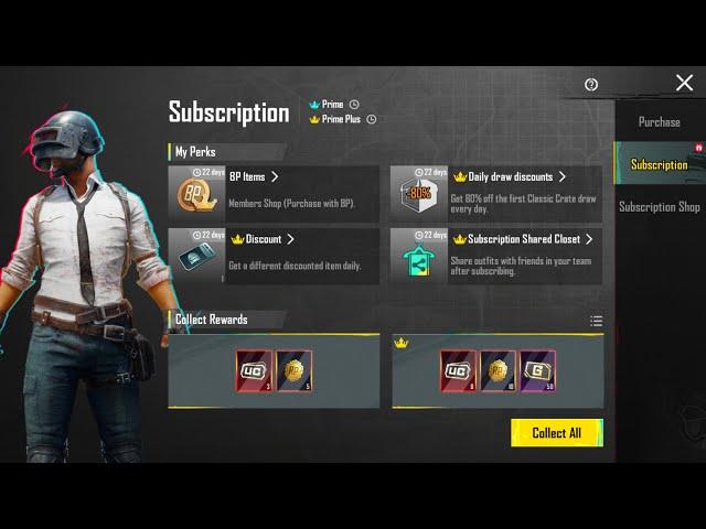 Purchasing New Prime Plus In PUBG Mobile