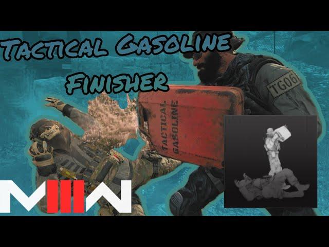 Tactical Gasoline Finishing Move (TACGAS Bundle) | Modern Warfare 3 | Season 4 Reloaded