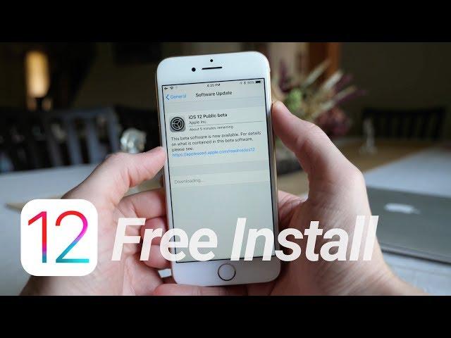 How To Install iOS 12 For Free!