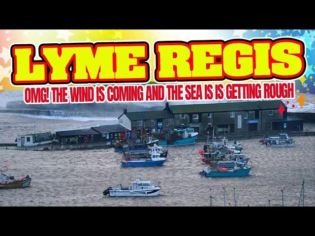 Large Waves Start Battering Lyme Regis: This Was Unexpected!!