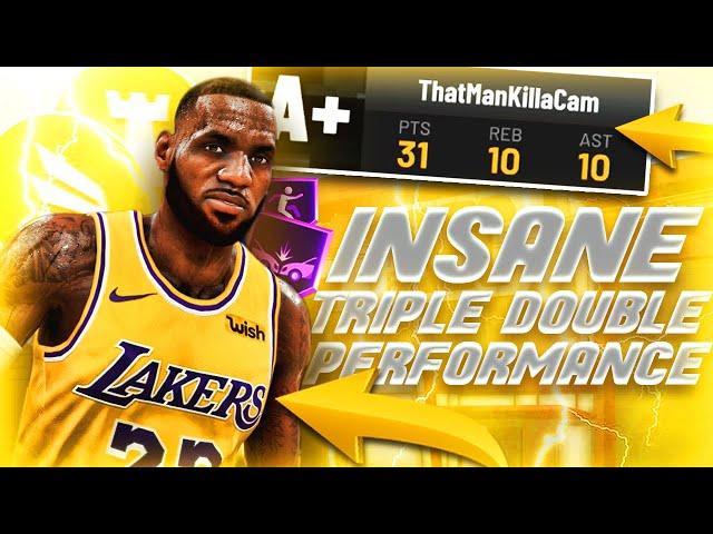 LEBRON JAMES BUILD DOMINATES REC CENTER IN NBA 2K21! CRAZY CONTACT DUNKS & TRIPLE-DOUBLE PERFORMANCE