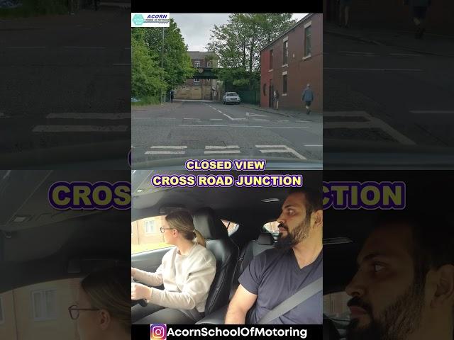 Closed View #crossroads #Junction #Good #Observation #Skills & #Forward #Planning #driving #lesson