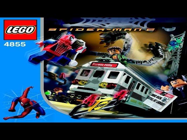 4855 LEGO Spiderman - Spider Man's Train Rescue (Instruction Booklet)