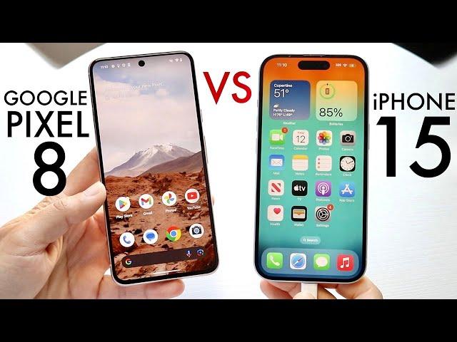 Google Pixel 8 Vs iPhone 15! (Comparison) (Review)