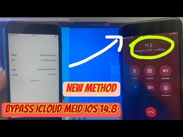 New Method iCloud Bypass iPhone GSM/MEID iOS 14.8 Fix SIM Using File